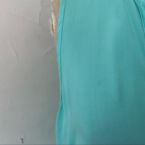 Splendid Blue Aqua Soft Rayon Sleeveless Tank Dress EUC Size Small SD9AH7520 - Picture 8 of 10